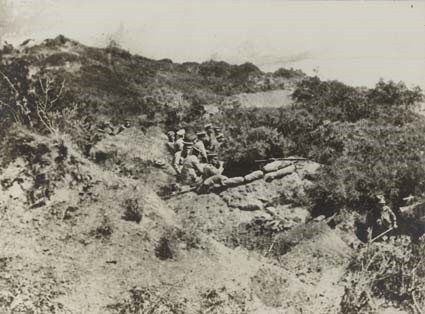 Australian troops at Quinn's Post.