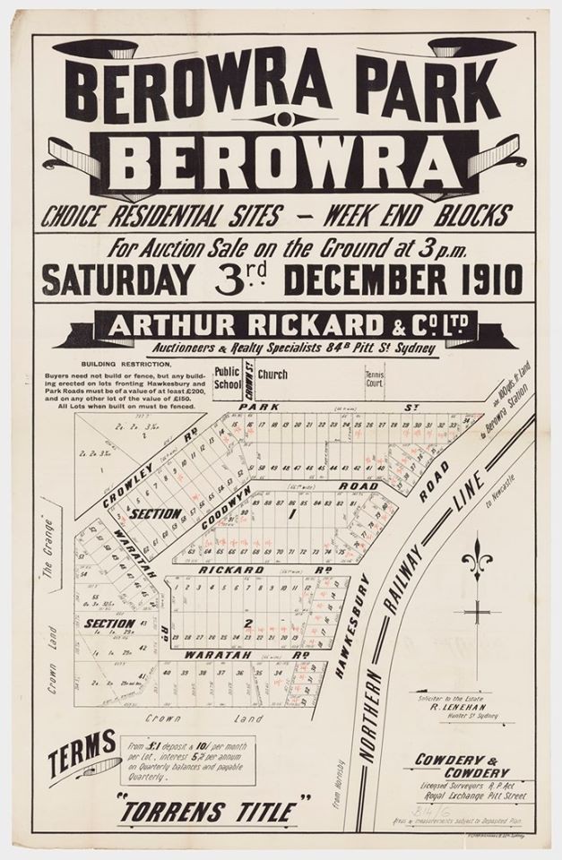 Significant events in the Berowra district 