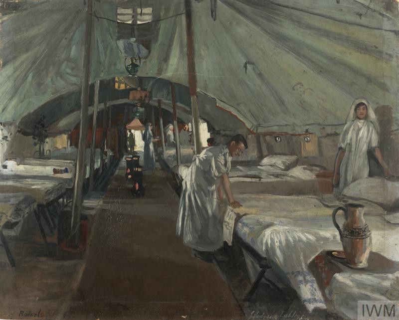 Painting of the 41st Casualty Clearing Station