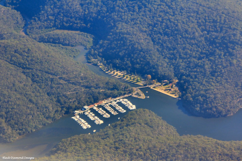 Aerial view of Bobbin Head Point