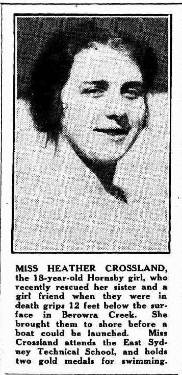 Heather Crossland hailed a heroine 